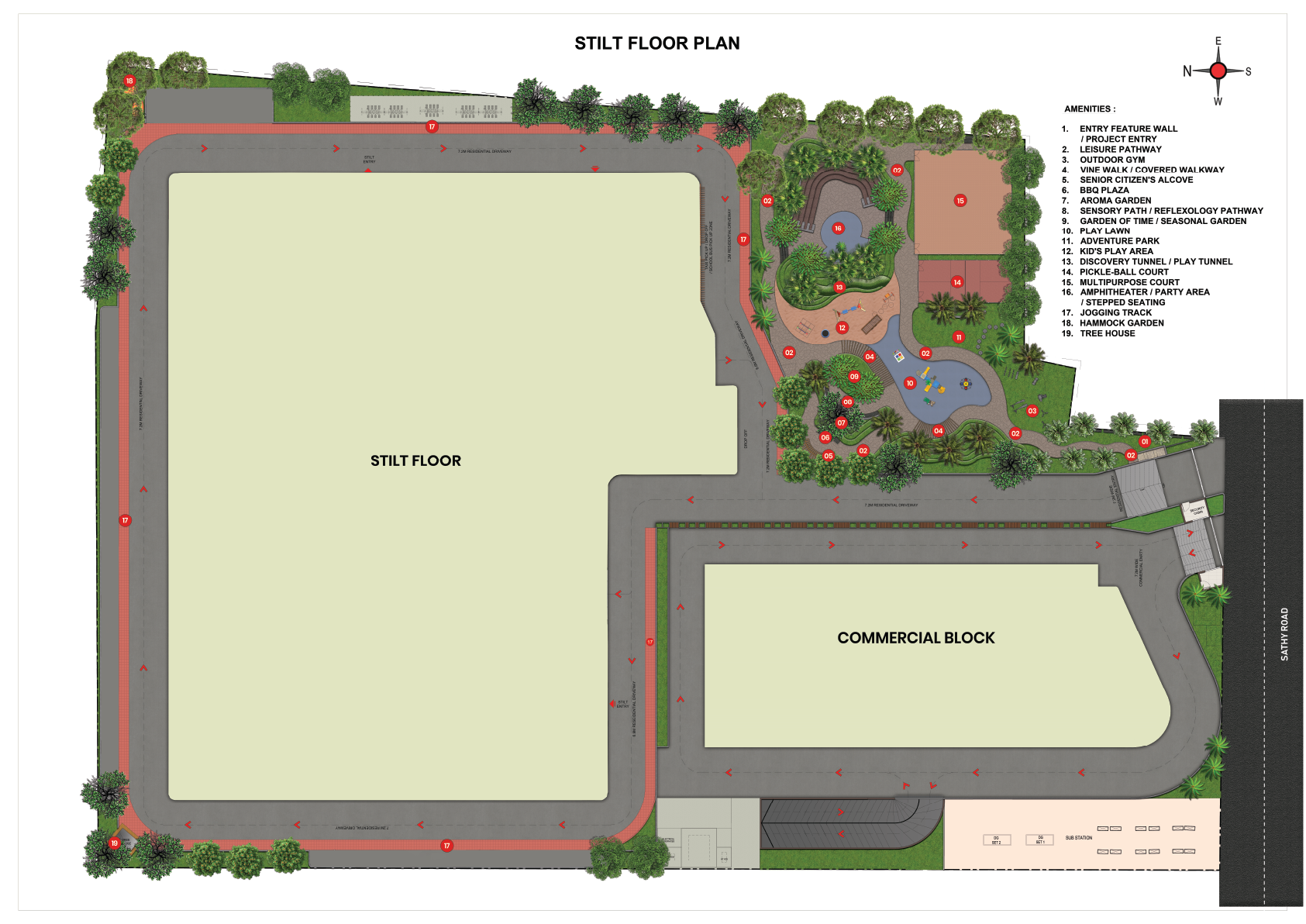 3 BHK Floor Plan